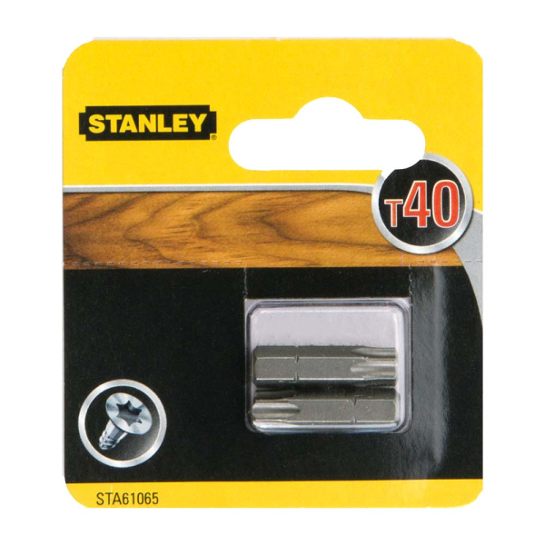 Набор бит STANLEY T 40*25мм из 2 штук  STA61065