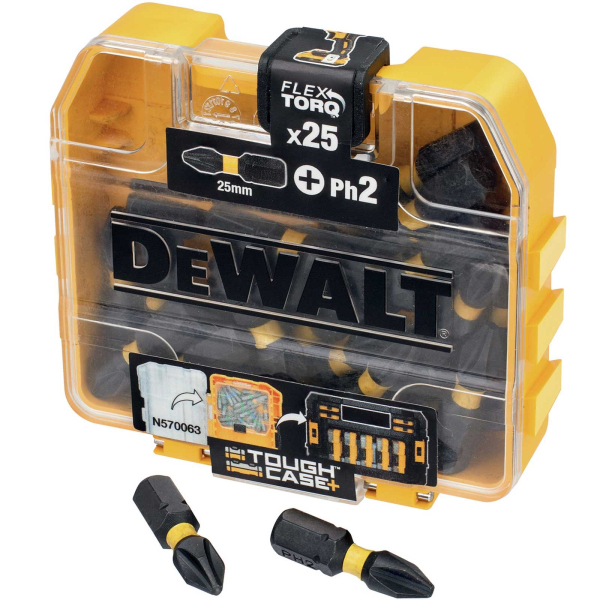 Набор бит DEWALT DT 70555T из 25 штук в кейсе