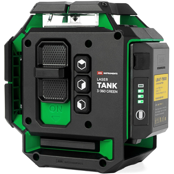 Лазерный уровень ADA LaserTANK 3-360 GREEN Basic Edition   А00633