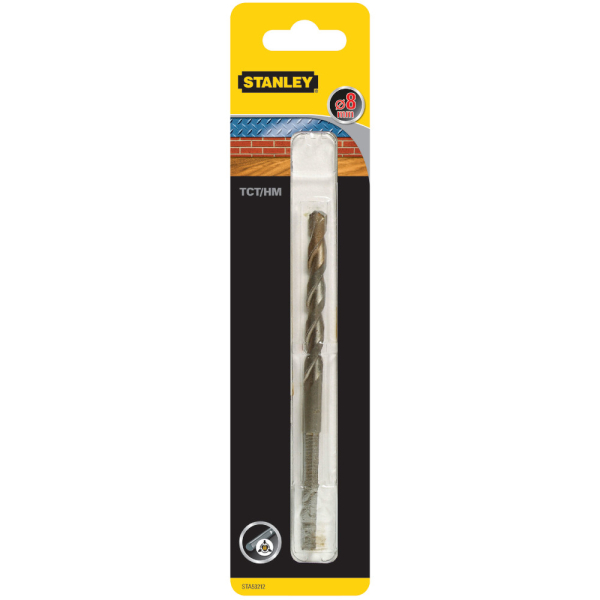 Сверло STANLEY универсальное Multimaterial TCT/HM  8*134   STA53212
