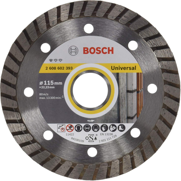 Диск алмазный BOSCH Universal Turbo 115*22.2 турбо   2.608.602.393