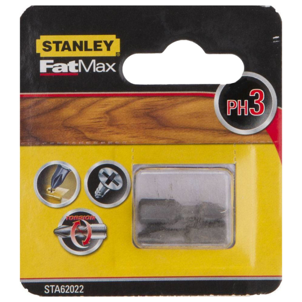 Набор бит STANLEY FatMax Torsion PH 3*25мм из 2 штук  STA62022