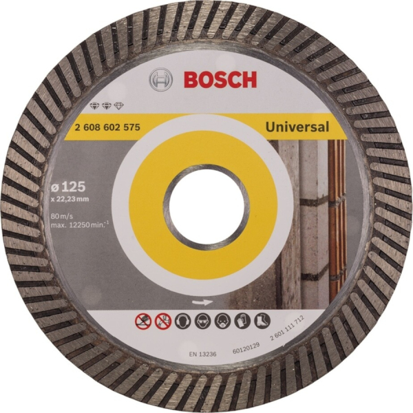 Диск алмазный BOSCH Expert for Universal Turbo 125*22.2 турбо   2.608.602.575