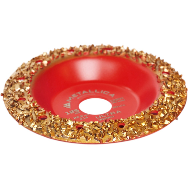 Чашка твердосплавная шлифовальная METALLICA Ultra 125х22,2 мм #14, закругленная, по дереву   900963