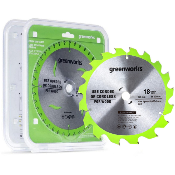 Диск пильный GREENWORKS 165x20х18T   2955807