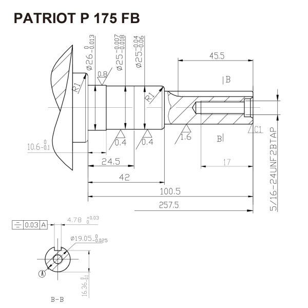 Двигатель Patriot Garden P 175FB