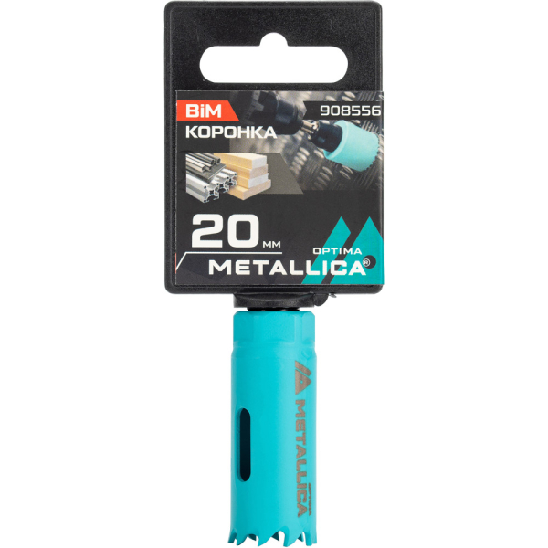 Коронка биметаллическая METALLICA Optima 20 мм 25/32" Vario 1/2-20UNF   908556