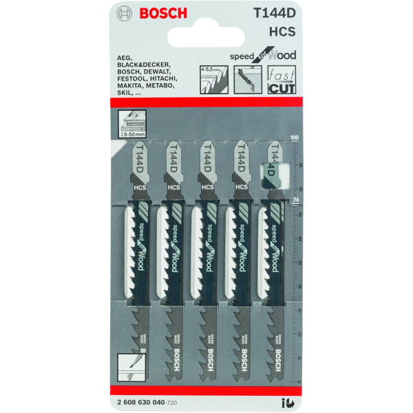 Пилочки BOSCH  T 144  D     2.608.630.040