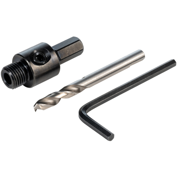 Адаптер HEX METALLICA Optima для коронок BiM 14-30 мм c резьбой 1/2-20UNF с сверлом   908891