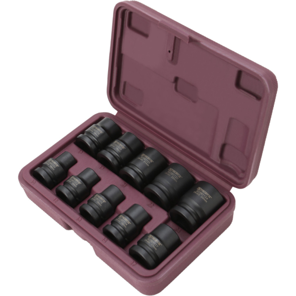 Набор торцевых головок THORVIK 1/2"DR, 10-24 мм, 10 предметов   S23S1110S