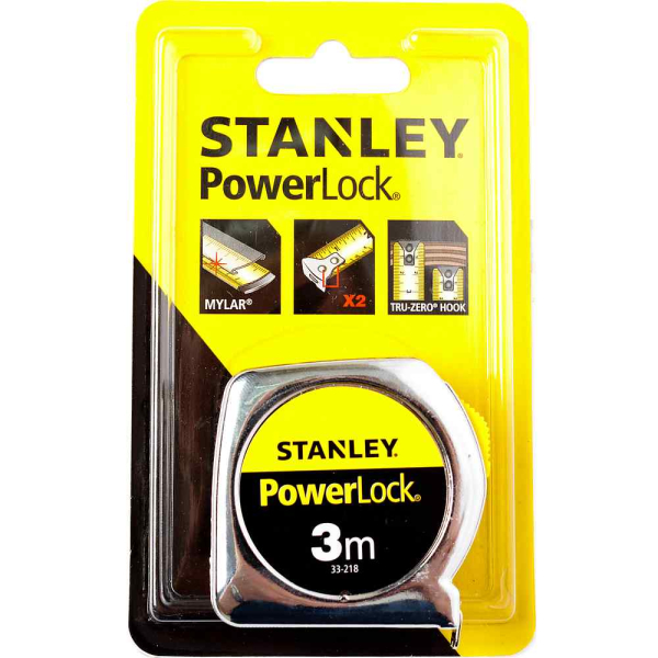 Рулетка STANLEY POWERLOCK 3м*12,7мм     0-33-218