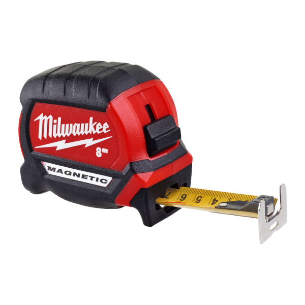 Рулетка Milwaukee PREMIUM магнитная MAGNETIC GEN III  8м*27мм