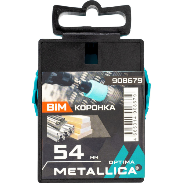 Коронка биметаллическая METALLICA Optima 54 мм 2 1/8" Vario 5/8-18UNF   908679