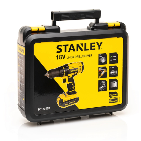 Дрель аккумуляторная STANLEY SCD 20 S2K