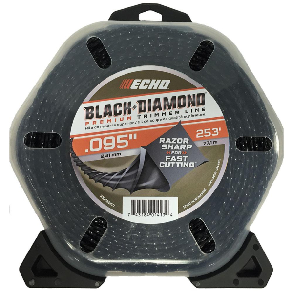 Леска ECHO Black Diamond Line 2.4mm*77 m         340095071