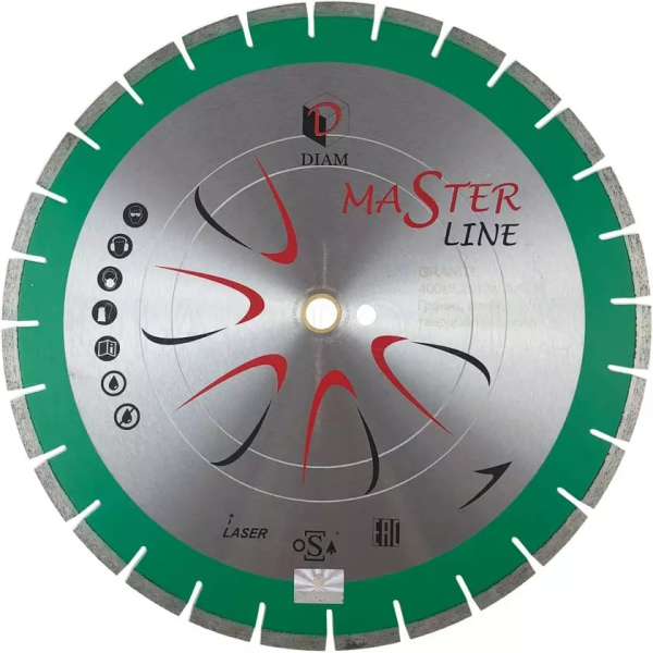 Диск алмазный DIAM Гранит Master Line 400*25,4/20 мм сегмент   000599
