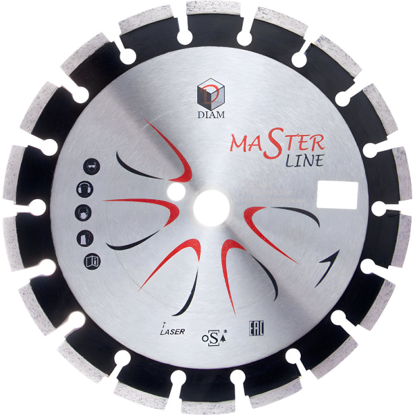 Диск алмазный DIAM MASTERLINE 300*25,4 мм сегмент 000527
