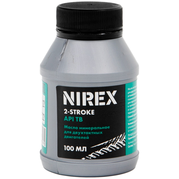 Масло NIREX 2-х тактное минеральное API TB 100 мл    NRX-32298