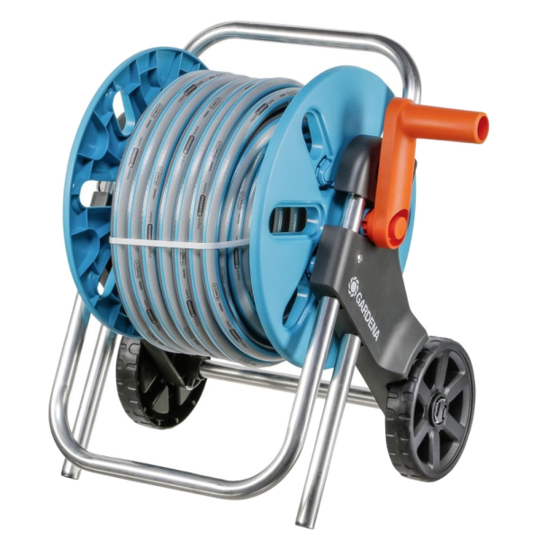 Тележка Gardena AquaRoll S со шлангом + комплект для полива     18502-50.000.00