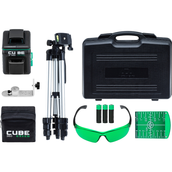 Лазерный уровень ADA CUBE 2-360 GREEN Ultimate Edition   А00471