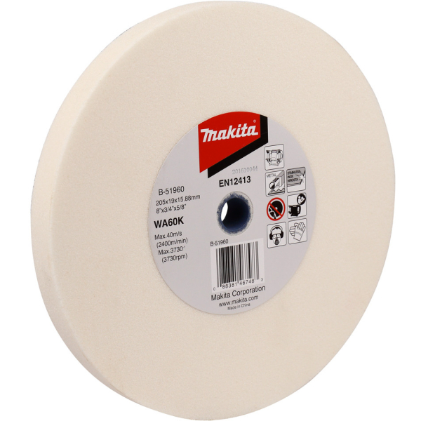 Круг точильный Makita 205*19*15,88 WA60   B-51960