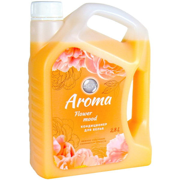 Кондиционер для белья DEW Flower Mood 2,8 л Arome Luxe персик   DEW1672