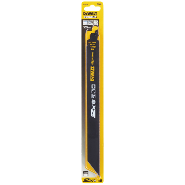Полотно пильное DEWALT DT 2409 L для сабельной пилы
