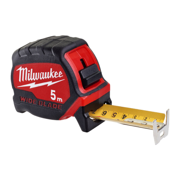 Рулетка Milwaukee PREMIUM широкая WIDE BLAD 5м*33мм