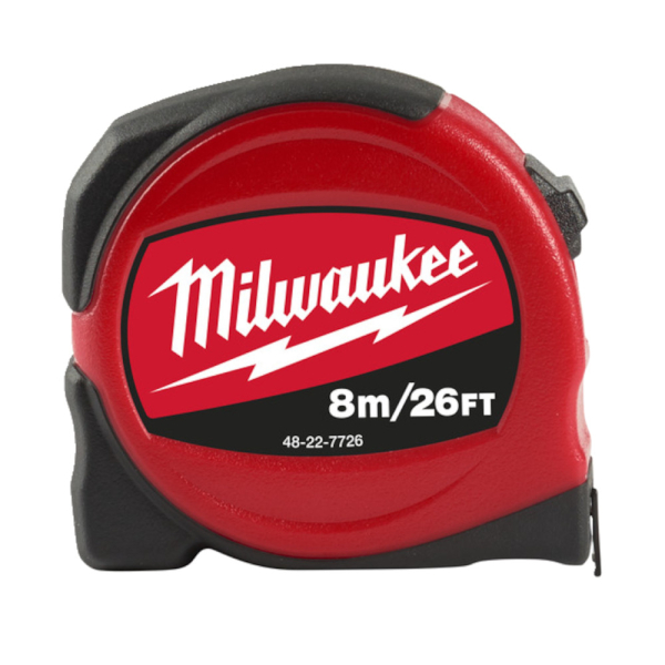 Рулетка Milwaukee SLIMLINE 8м*25мм 26фт