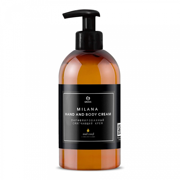 Крем парфюмированный смягчающий GRASS "Milana" Oud Rood 300мл   145001