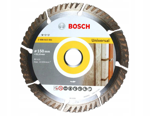 Диск алмазный BOSCH Standard for Universal 150*22.2 сегмент  2.608.615.061