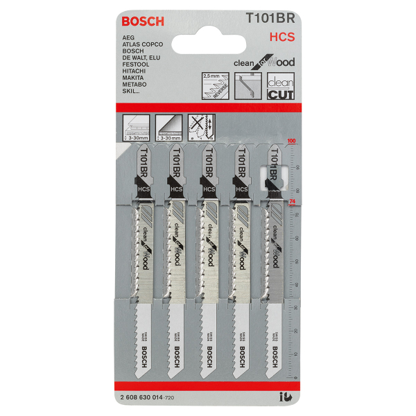 Пилочки BOSCH  T 101  BR     2.608.630.014