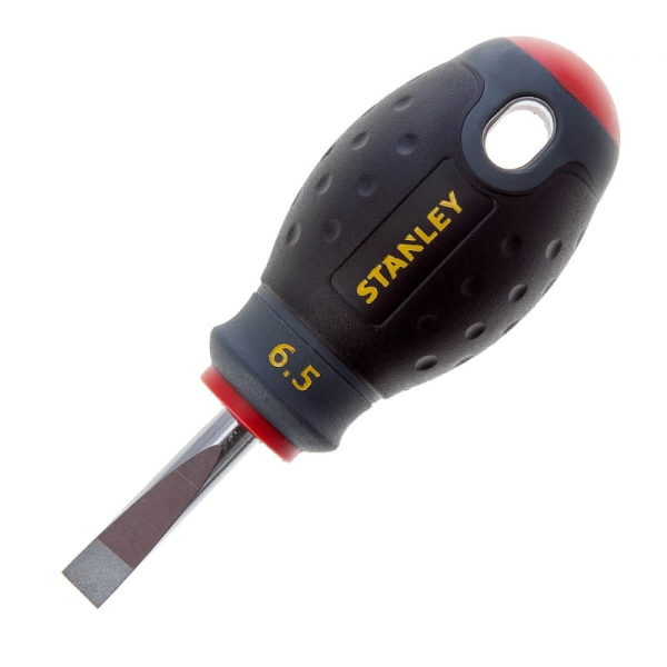 Отвертка укороченная STANLEY FATMAX STUBBY прямой шлиц 6,5x30мм     0-65-404