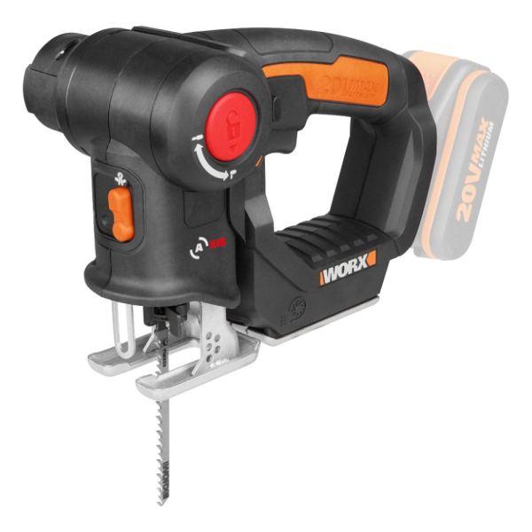 Лобзик аккумуляторный-сабельная пила WORX Axis WX550.9 20V без акк и з/у