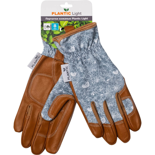 Перчатки Plantic Light 8 кожаные   26462-01
