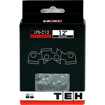 Цепь 12" 1/4 - 1,1 - 62 для аккумуляторной цепной пилы TEH LPS-C12