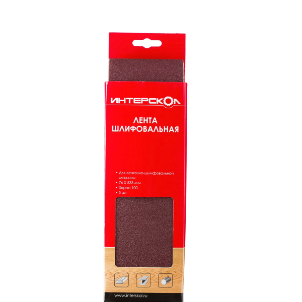 Лента шлифовальная Интерскол 76*533  Р-120