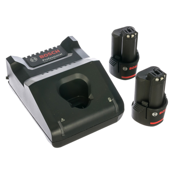 Аккумуляторная батарея BOSCH 12 V 2,0Ач (2 шт) + з/у  1.600.A01.9R8