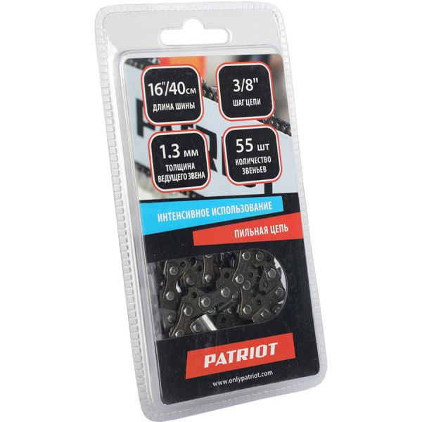 Цепь Patriot Garden 16"  3/8 - 1,3 - 55   91VS-55E
