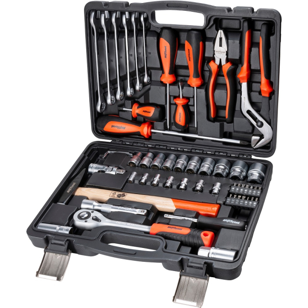 Набор инструмента AV Steel 56 предметов 1/4",1/2"  AV-011056