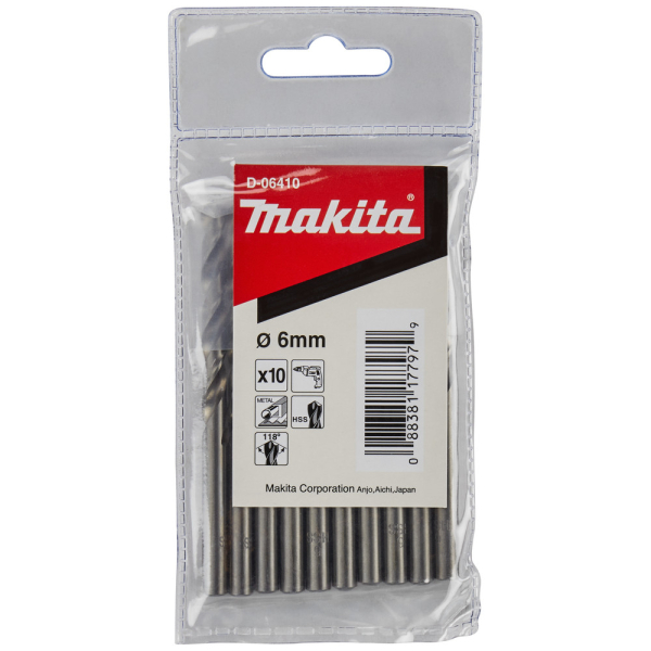 Сверло Makita по металлу 6*93   D-06410