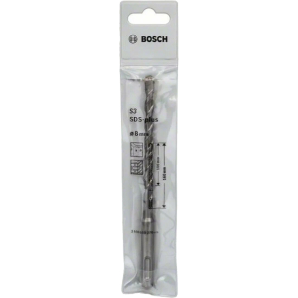 Бур BOSCH SDS+ 8*160     2.608.680.270