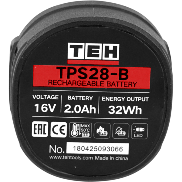 Аккумуляторная батарея для секатора 16V TEH TPS28-B