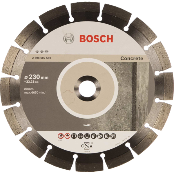 Диск алмазный BOSCH Expert for Concrete 230*22.2 сегмент   2.608.602.559