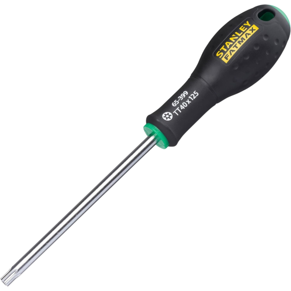 Отвертка STANLEY FATMAX шлиц Tamperproof Torx TT40x125мм     0-65-399