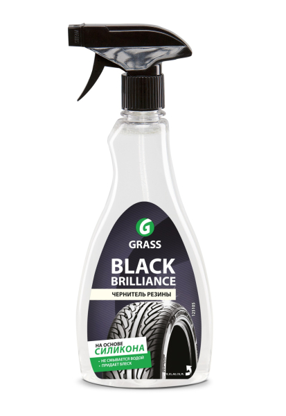 Чернитель-полироль шин GRASS "BLACK BRILLIANCE" Silicone  0,5л   125105