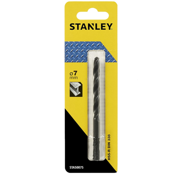 Сверло STANLEY по металлу HSS-R  7*109   STA50075