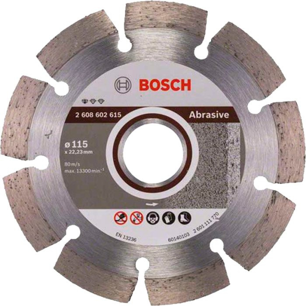 Диск алмазный BOSCH Abrasive 115*22.2 сегмент   2.608.602.615