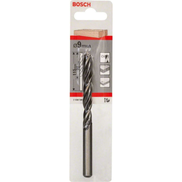 Сверло BOSCH 9*80 по дереву спиральное     2.608.596.306