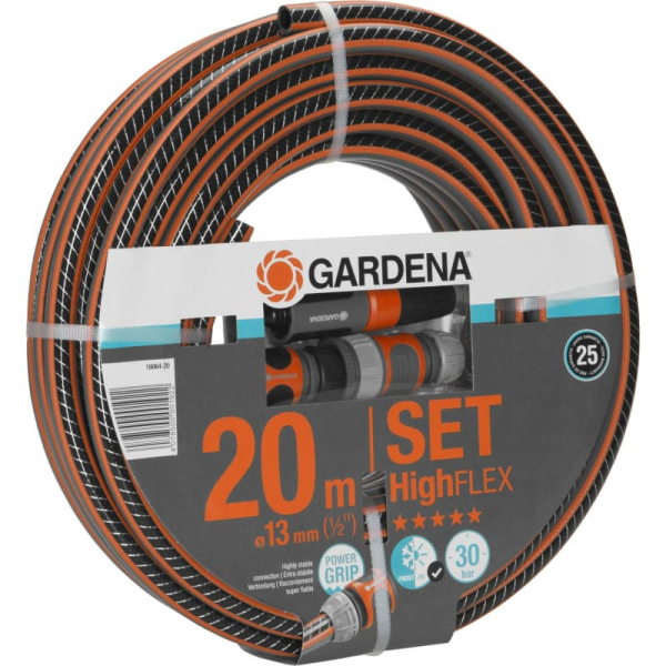 Шланг Gardena HighFlex 13 мм 1/2" 20м с фитингами   18064-20.000.00